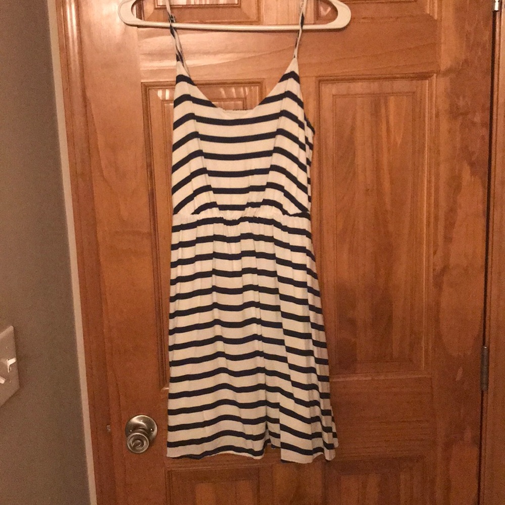 Nautical summer dress with pockets!